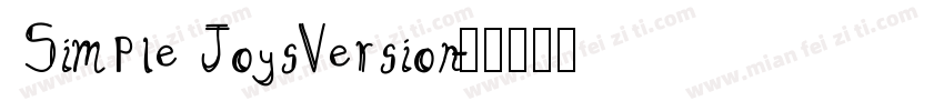 Simple JoysVersion字体转换